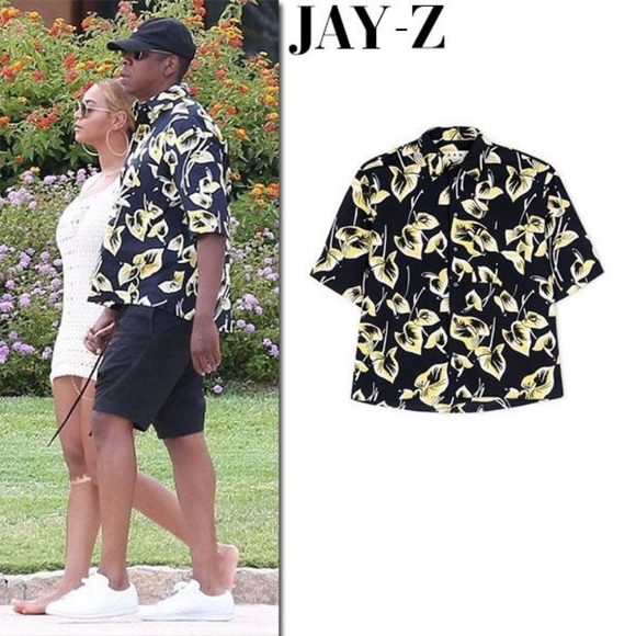 Marni Cruise 2016 Black & Yellow Floral Palm Print Sleeveless Shirt Blouse 40 - Picture 8 of 9